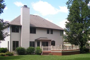 Back View of House for Sale - Goshen Indiana